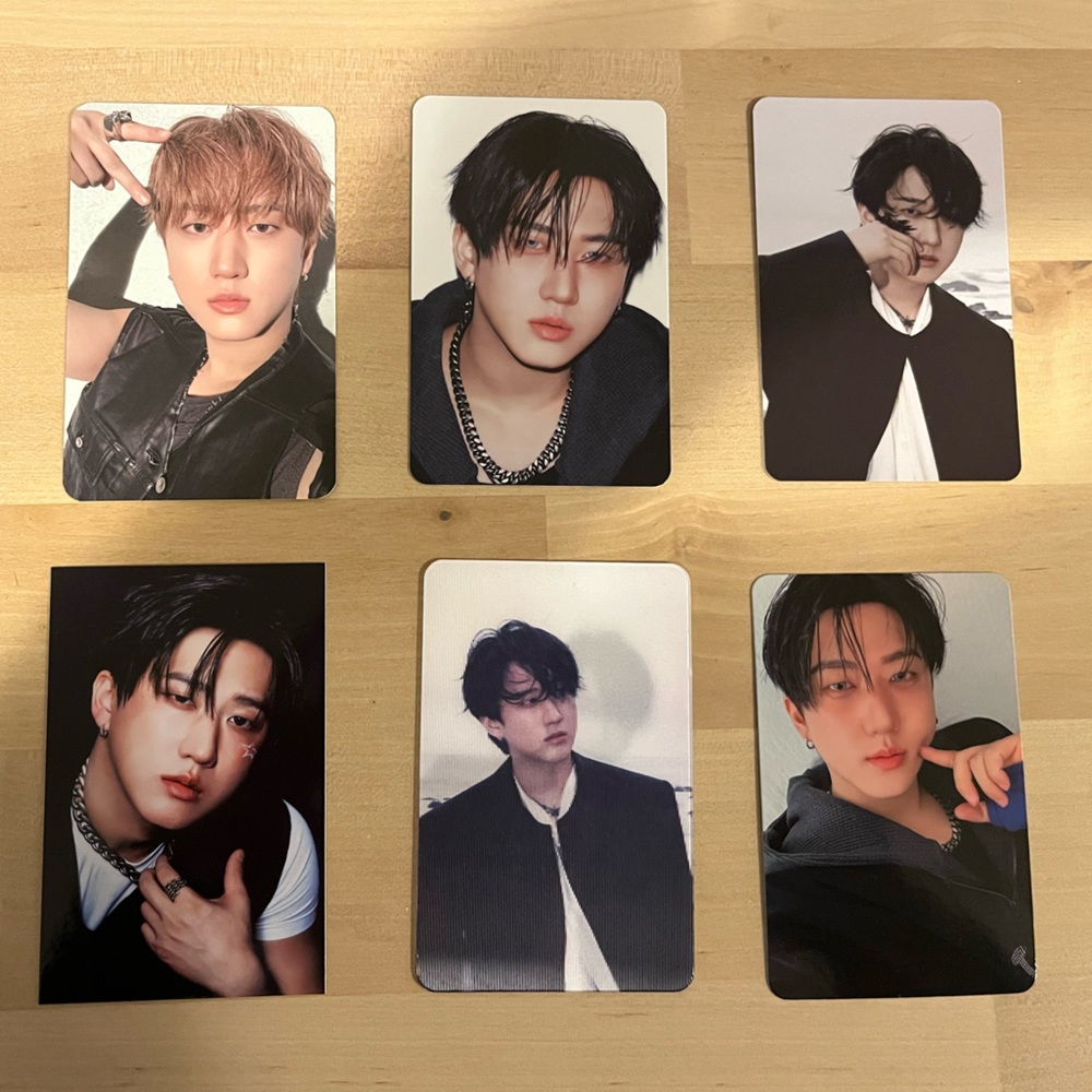 Six OFFICIAL Seo Changbin Stray Kids Photo-cards